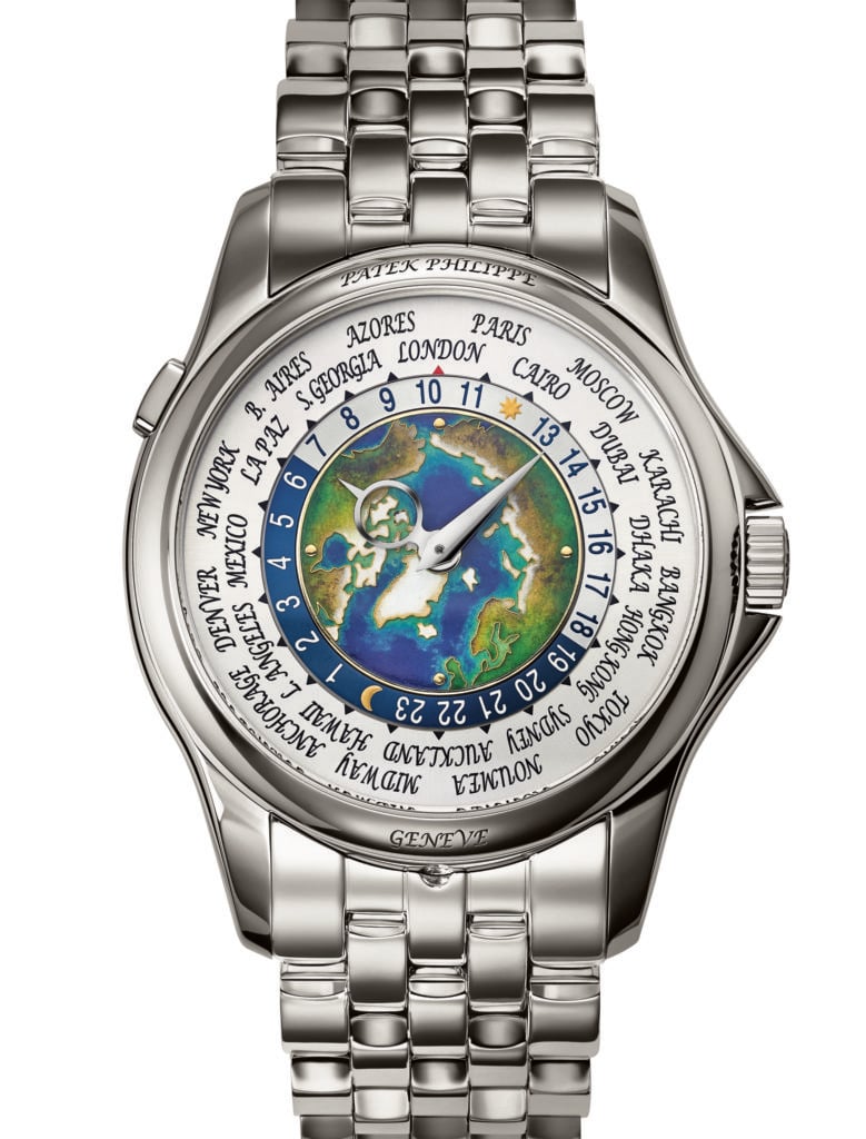 Patek Philippe’s limited-edition World Time watch (model 5151/1). 