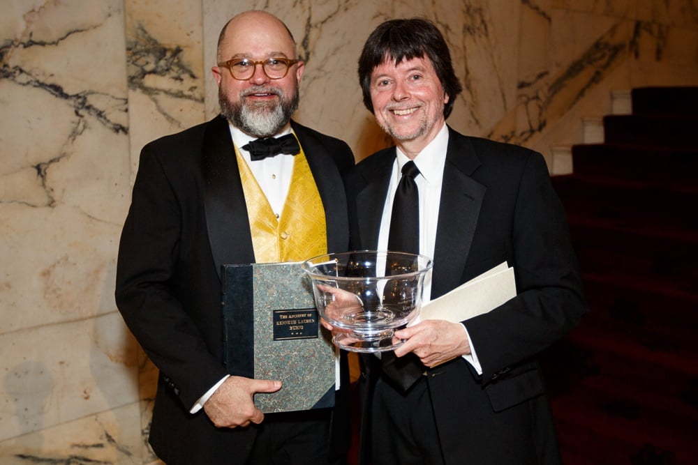 D. Brinton Simons presented Ken Burns with the Great Scot Award. Photo by Matt Gillis Photography.