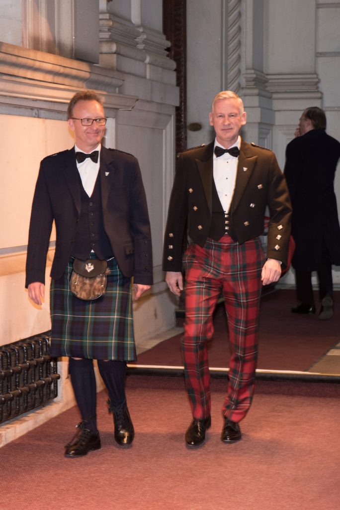 Mark Bishop and Simon Skinner, CEO of the National Trust for Scotland on the red carpet at the Metropolitan Club. Photo by Matt Gillis Photography.