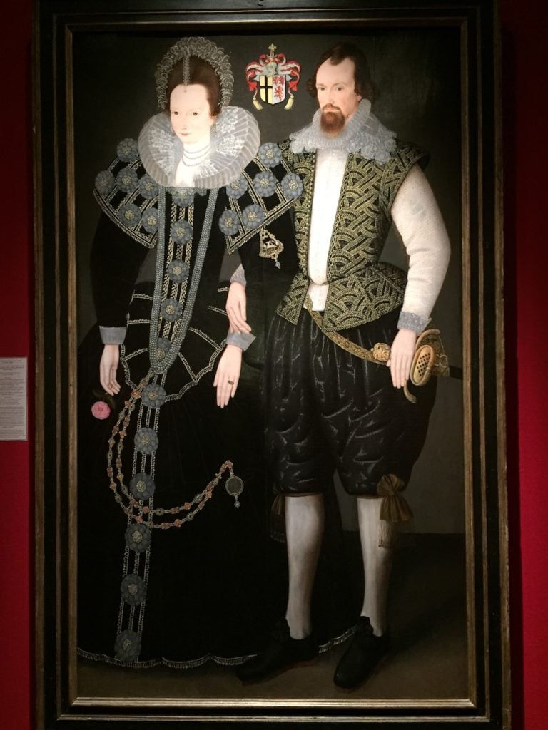 Unknown follower of Hieronimo Custodis, Sir Reginald Mohun, 1st Bart. of Hall and Boconnoc and his wife Dorothy Chudleigh of Asthon, Devon. Photo Lorena Muñoz-Alonso.