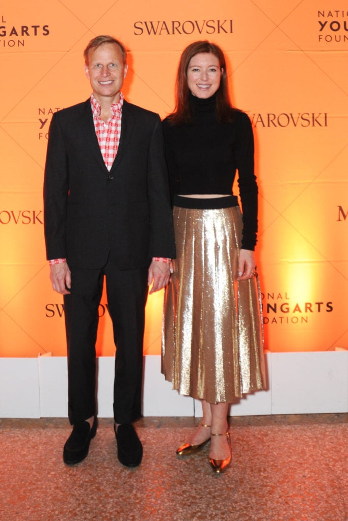 Will Cotton and Rose Dergan at the YoungArts Gala. Courtesy of BFA.