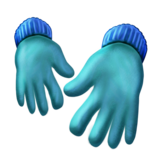 Gloves emoji. Courtesy of Emojipedia.