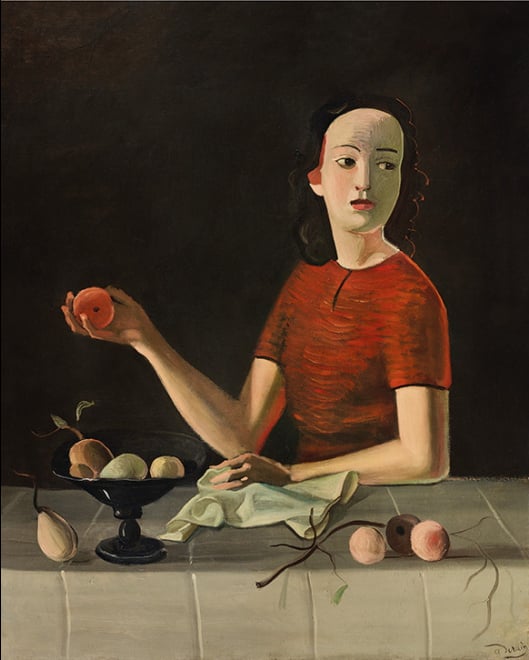 André Derain,<em>Genevieve a la Pomme</em> (1937–38). Courtesy of the Musée d'Art moderne de la Ville de Paris.