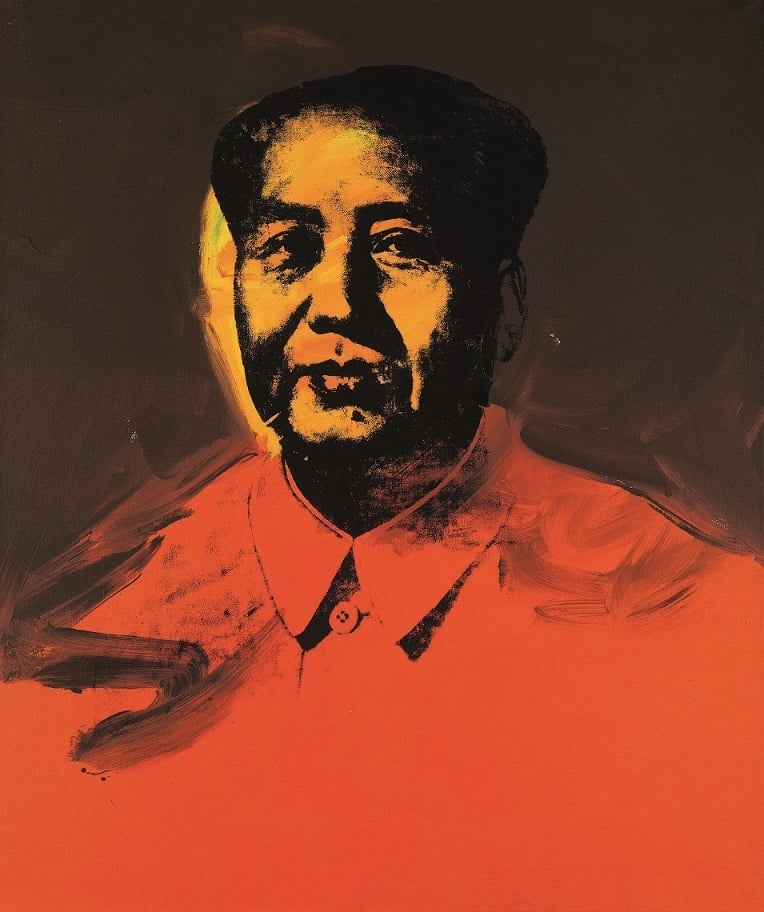 Andy Warhol, Mao (1973). Courtesy Sotheby's Hong Kong.