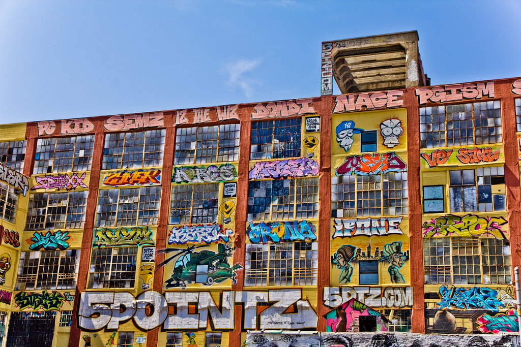 5Pointz murals. Photo by Pelle Sten, via Flickr.