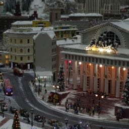 A model of St. Petersburg at Gulliver's Gate. Courtesy of Gulliver's Gate.