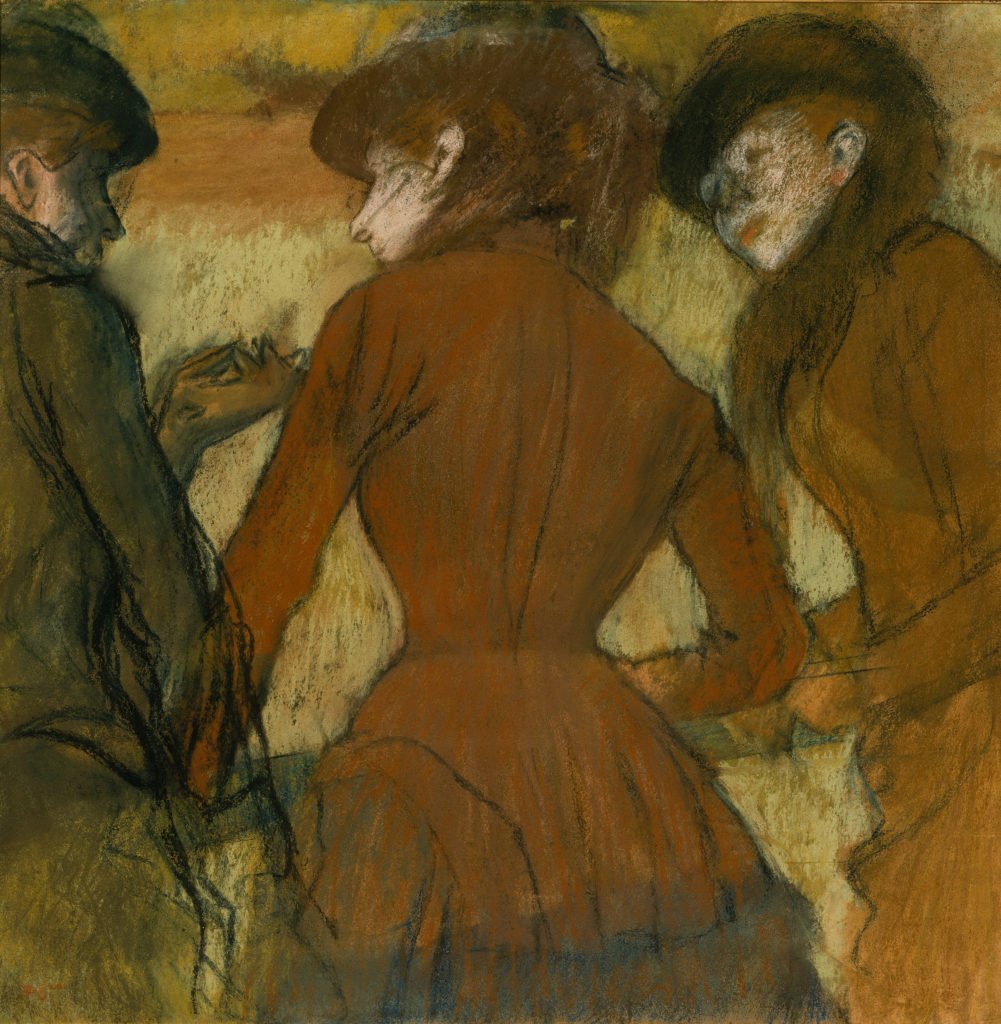 Edgar Degas, Three Women at the Races. Courtesy of the Denver Art Museum.