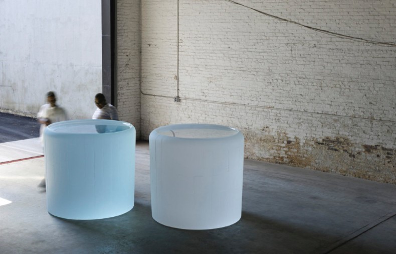 Roni Horn, Water Double, v. 1 and Water Double, v. 3 (2013– 2015). Courtesy the artist and Hauser & Wirth.