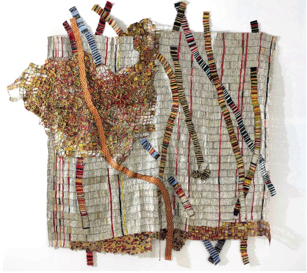 El Anatsui,<em> Earth Developing More Roots</em> (2011). Courtesy Sotheby's.