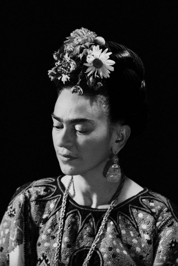 Marcel Sternberger, Frida Kahlo, Mexico, 1952. Courtesy of Frida Kahlo Corporation, © Stephan Loewentheil.