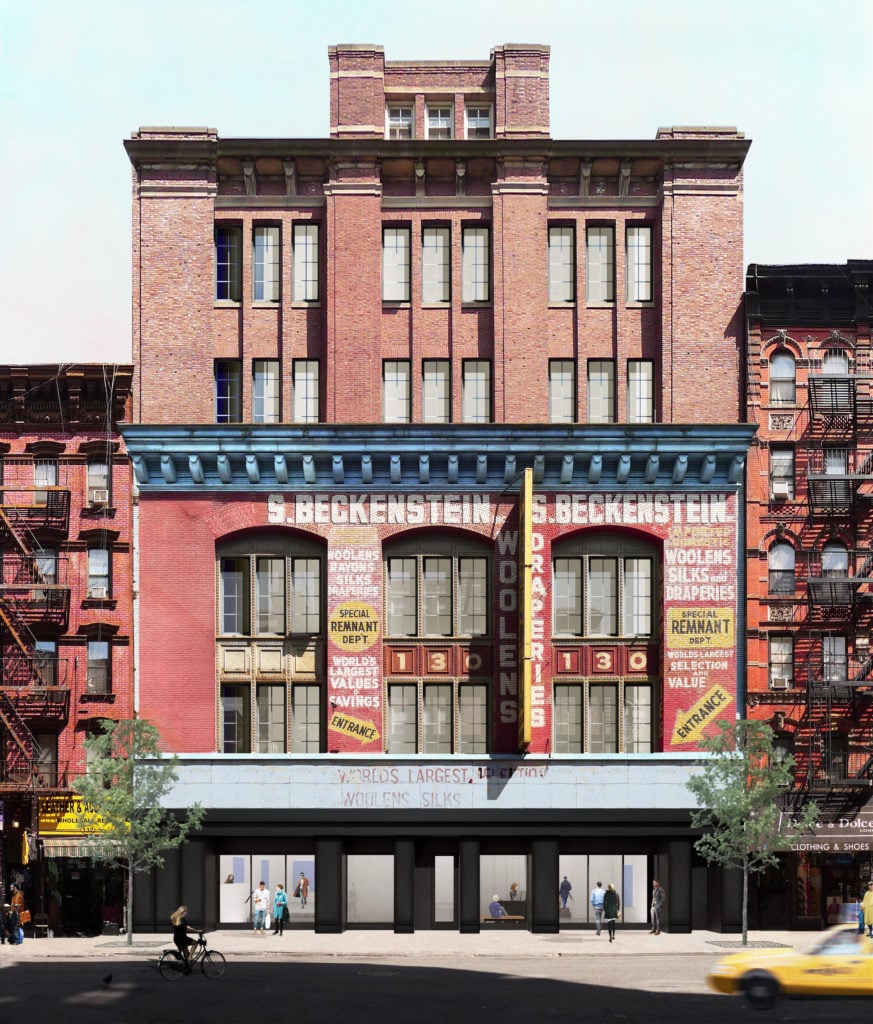 A rendering of Galerie Perrotin's new home at 130 Orchard Street. Courtesy of P.R.O. Peterson Rich Office.