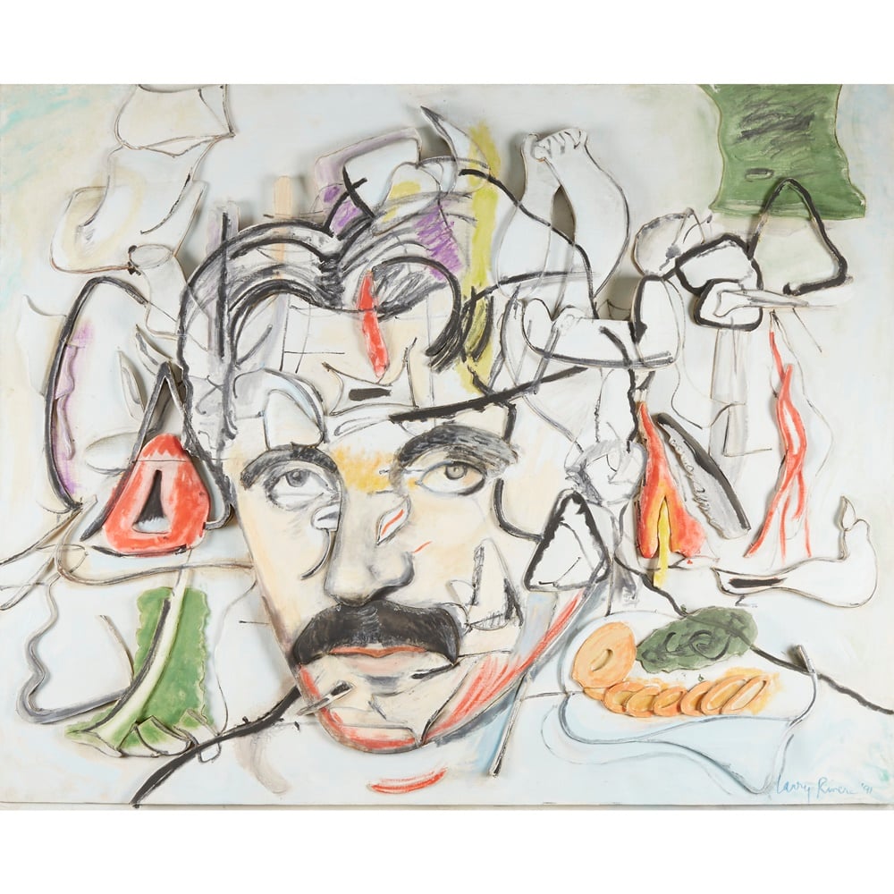 Larry Rivers, Art and The Artist: Portrait and Painting of Arshile Gorky (1991). Courtesy Freeman's Auction.