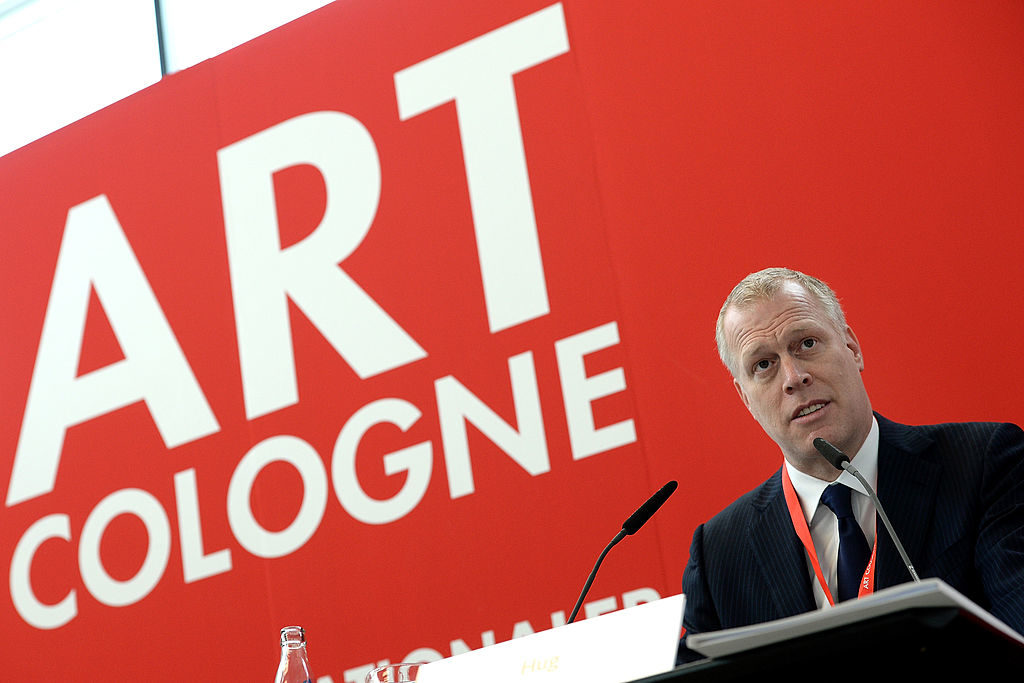 Daniel Hug, director of Art Cologne. Photo courtesy Sascha Steinbach/Getty Images.