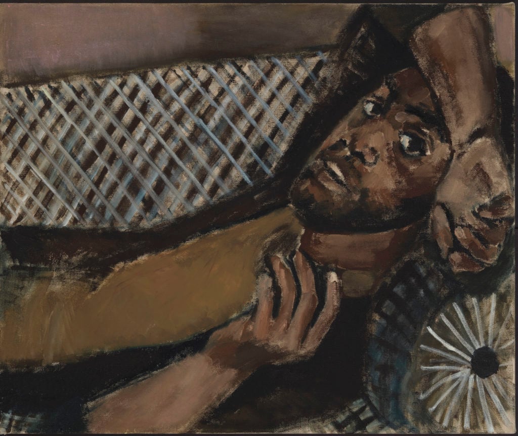 Lynette Yiadom-Boakye, <em>The Grains</em>, 2017. Courtesy the artist and the New Museum.