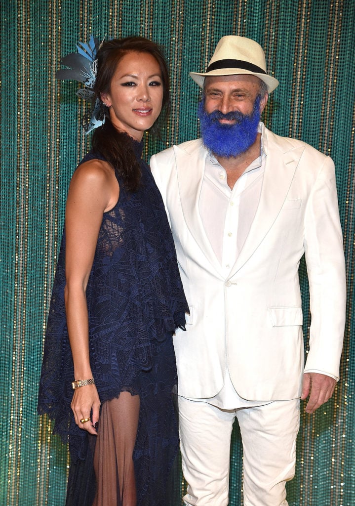 Olivia Song and Adam Fuss at the 2017 Brooklyn Artists Ball. Photo by Kevin Mazur/Getty Images for Brooklyn Museum.