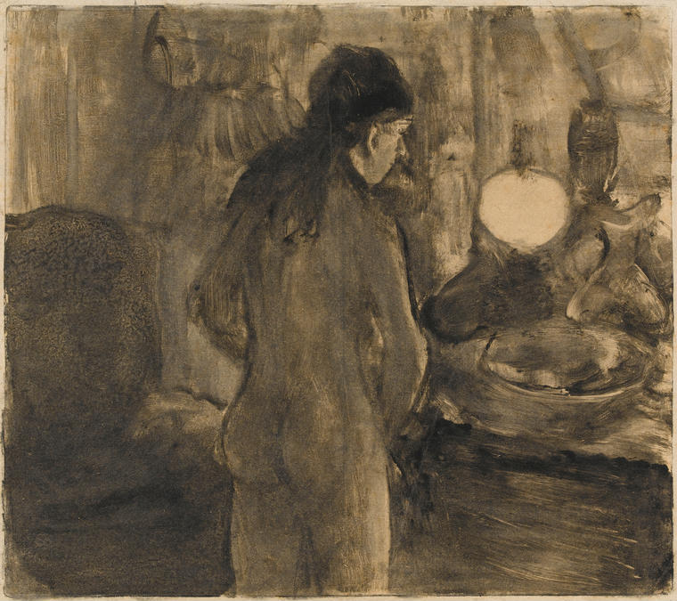 Edgar Degas, Femme à sa Toilette (La Cuvette) (circa 1880–83). Courtesy of the Fitzwilliam Museum, Cambridge.