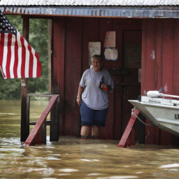 Joe Raedle, USA, 2nd Place, Professional, Current Affairs & News, 2017 Sony World Photography Awards. Flood waters on August 16, 2016 in Port Vincent, Louisiana. Taken for Getty Images. Courtesy the World Photography Organization.