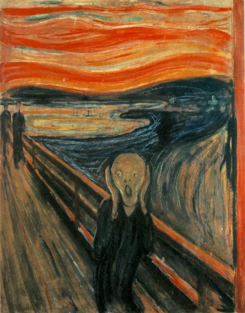 Edvard Munch, The Scream (1893). Courtesy of the National Gallery of Norway.