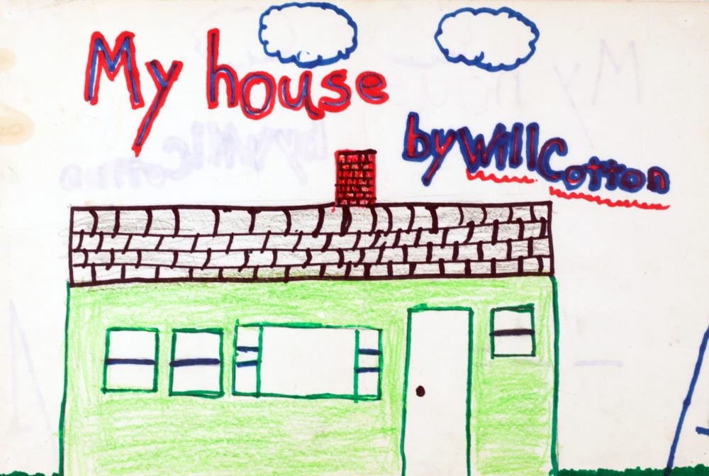 Will Cotton, age 7, My House (1972). Courtesy of the artist.