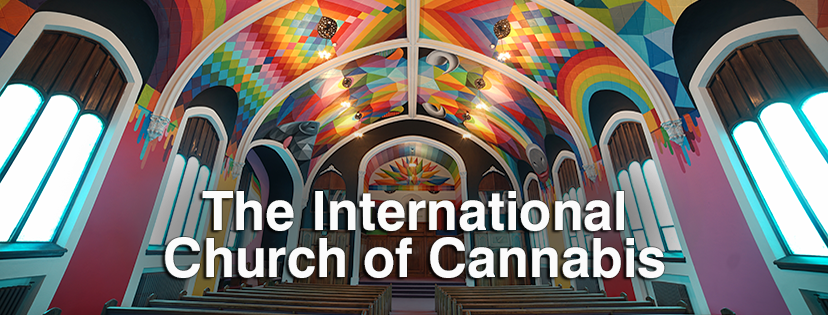 Interior view of the International Church of Cannabis. Courtesy of the Elevation Ministries.