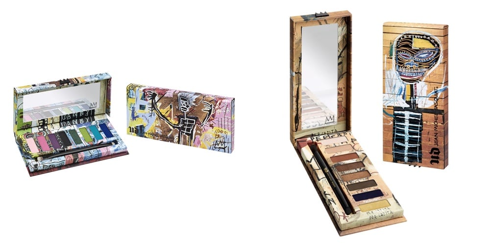 The "Tenant Eyeshadow Palette" (left), and the "Gold Griot Eyeshadow Palette" (right). Image courtesy Urban Decay.