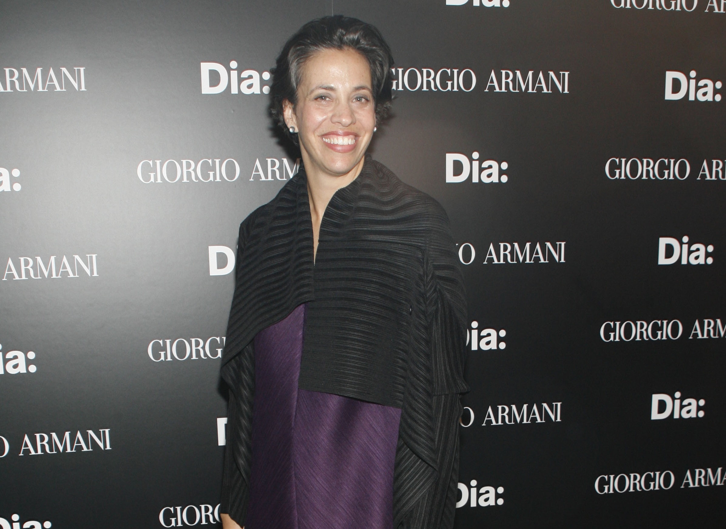 Lindsay Pollock at the Dia Fall Gala, 2011. ©Patrick Mcmullan, photo Sylvain Gaboury.