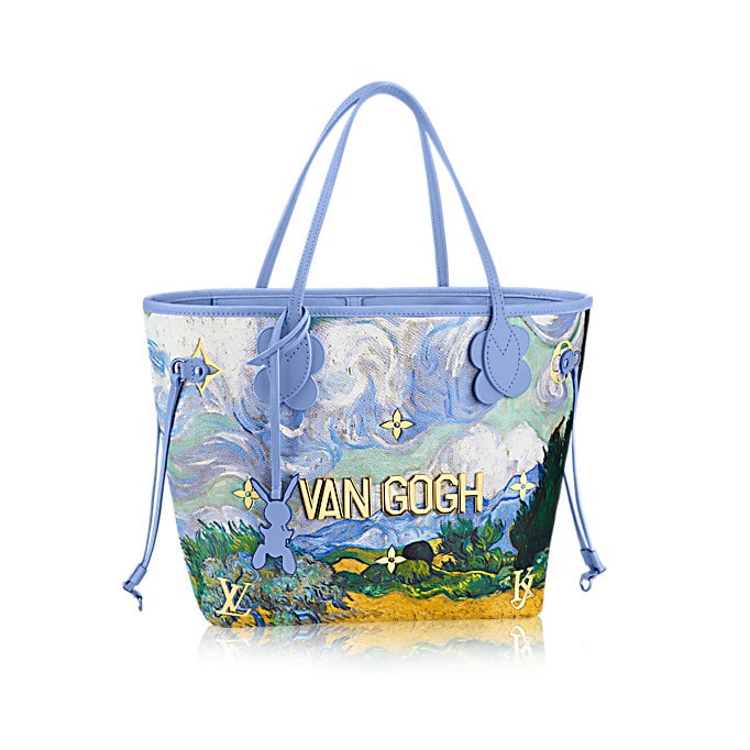 Jeff Koons's Van Gogh bag for Louis Vuitton. Image courtesy Louis Vuitton.