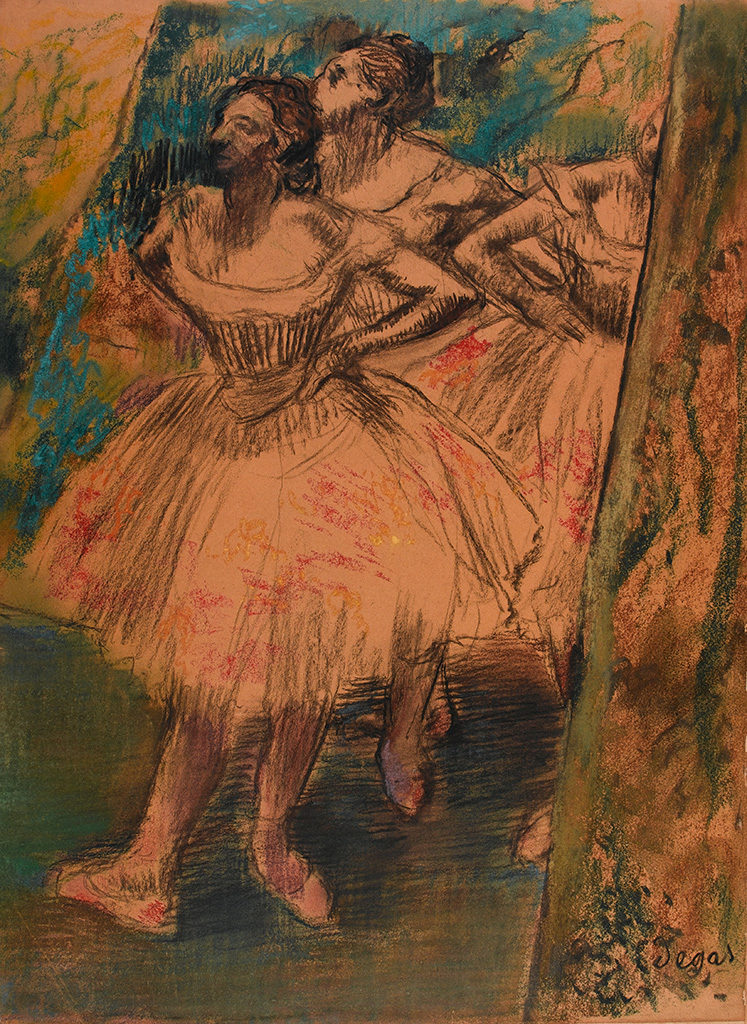 Edgar Degas, Dancers in the Wing (circa 1900–05). Courtesy of the Fitzwilliam Museum, Cambridge.