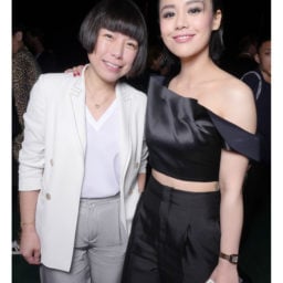 Angelica Cheung &amp; Sandra Ma. Photo by Donato Sardella/Getty Images for Cartier.