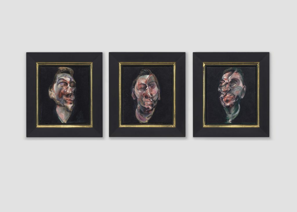 Francis Bacon, Three Studies for a Portrait of George Dyer (1963). Courtesy of Christie's Images Ltd. 2017.