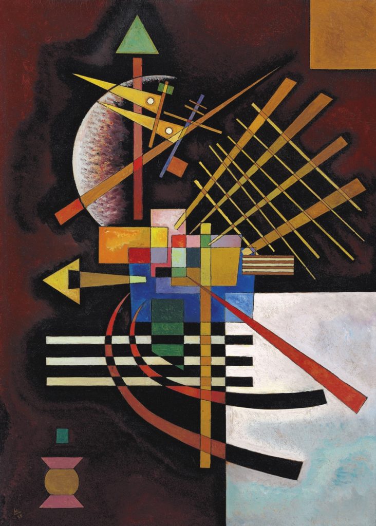 Wassily Kandinsky, <i>Oben und links</i> (1925). Courtesy Christie's.