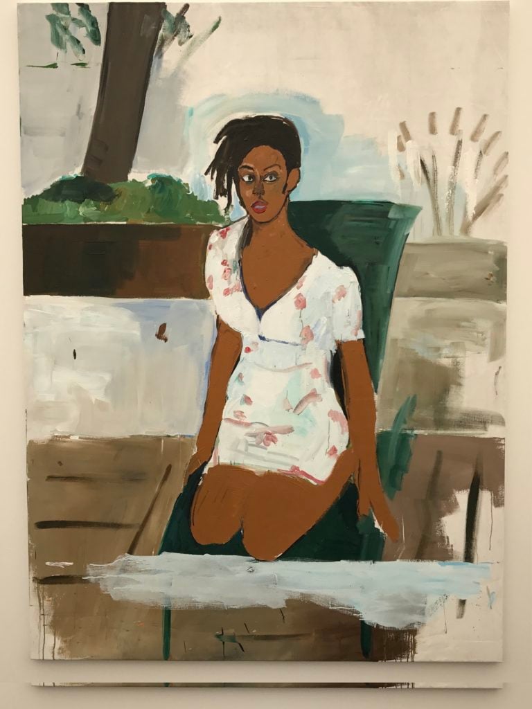 HENRY TAYLOR Deanna Lawson in the Lionel Hamptons, 2016 Blum & Poe (Los Angeles) Price: $90,000