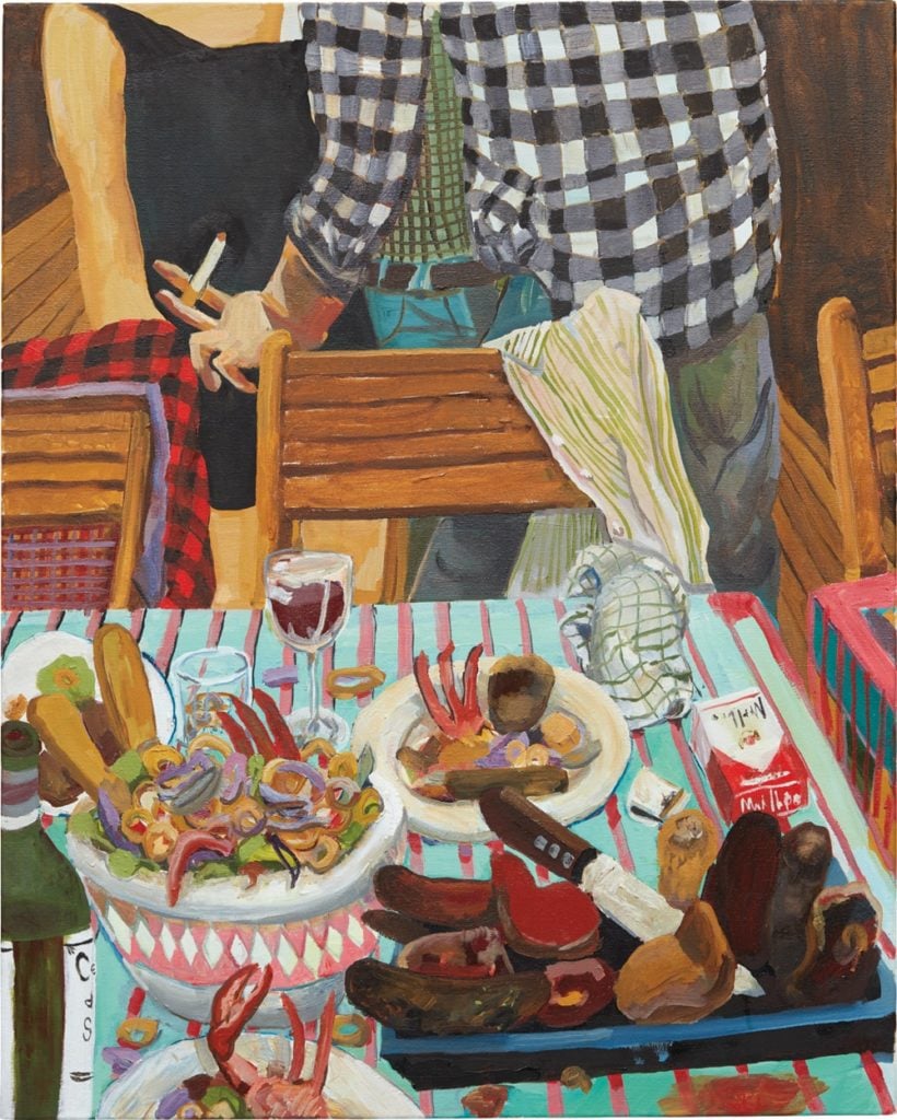 Celeste Dupuy-Spencer, Ceviche and Peruvian Meat (2011). Courtesy Phillips.