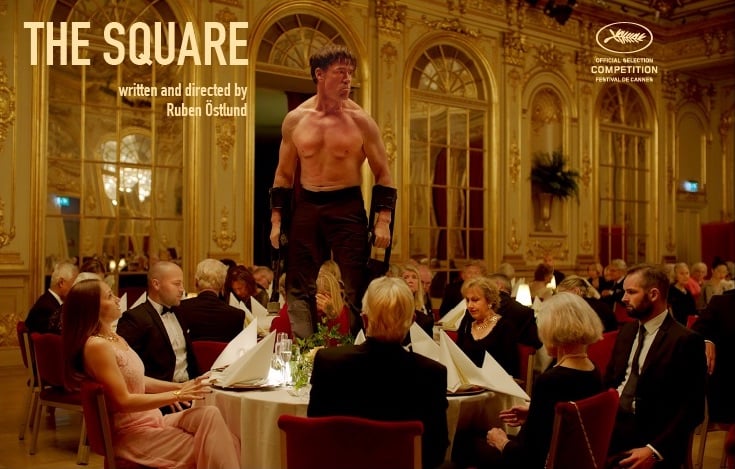 Ruben Östlund's film The Square won the Palme d'Or at Cannes this year. Courtesy of the Cannes Film Festival.