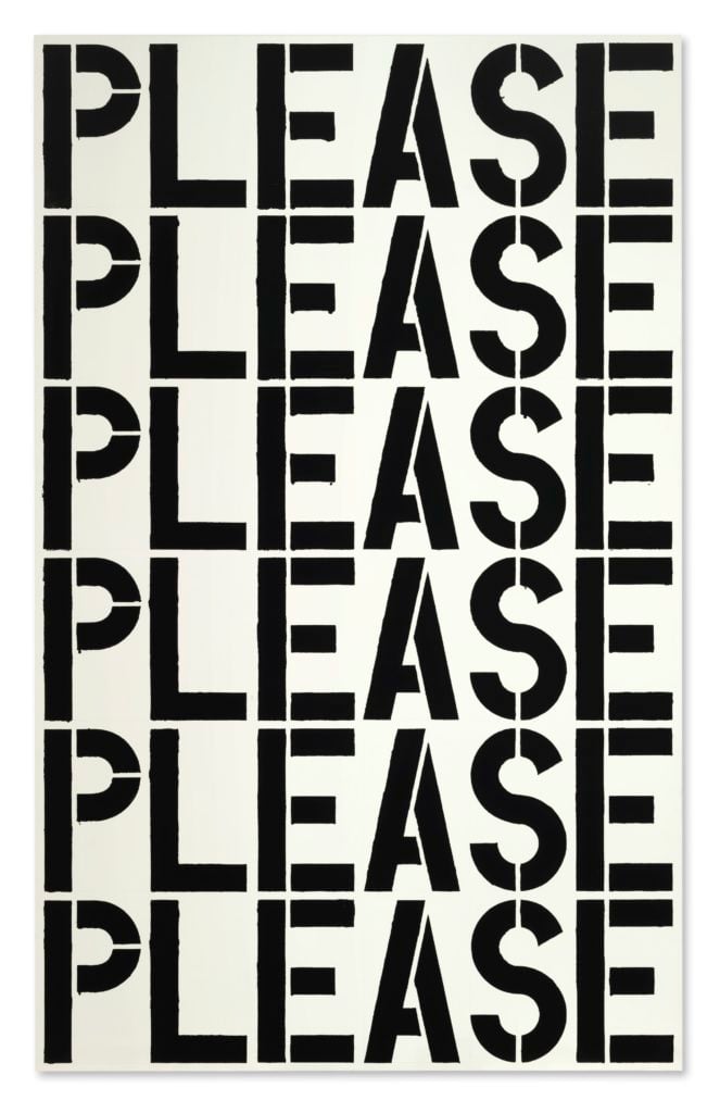 Christopher Wool, Untitled (1988). Courtesy of Christie's Images Ltd 2017.