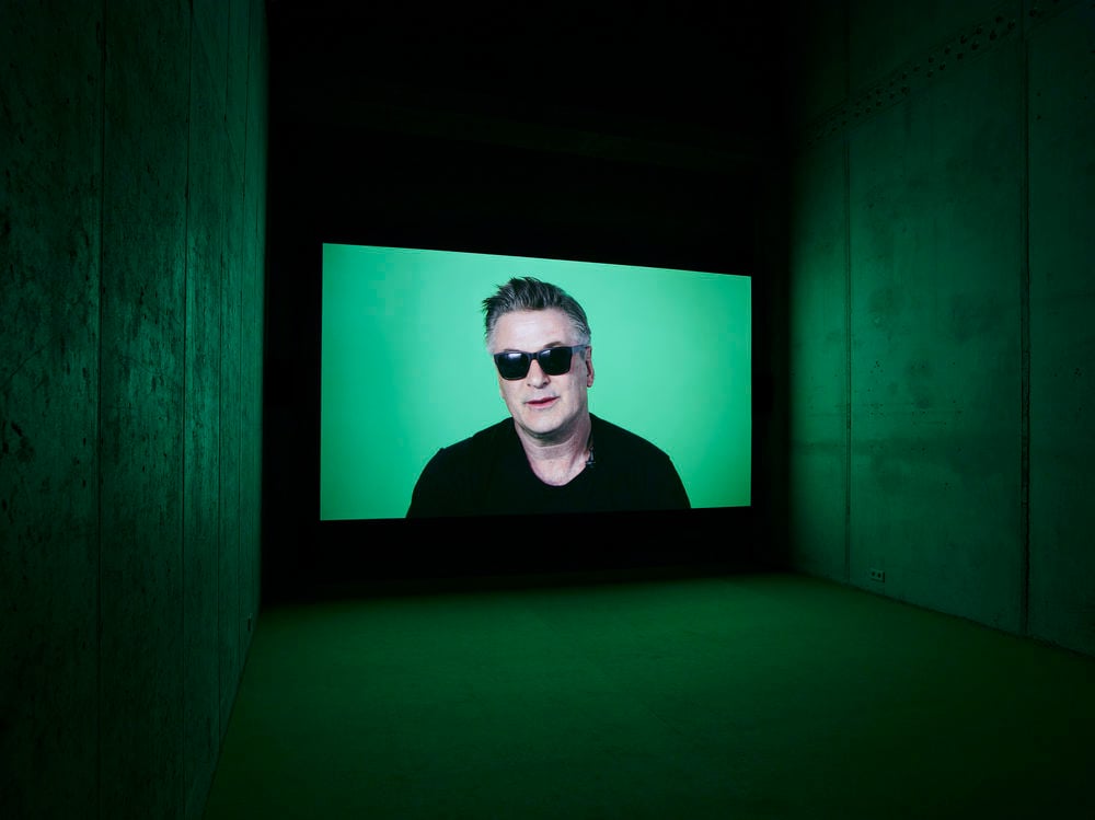 Candice Breitz, <i>Love Story, </i> (2016). Featuring Alec Baldwin and Julianne Moore. 7-Channel Installation. Exhibition view KOW