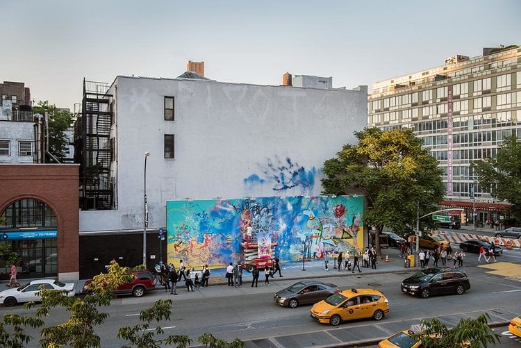 David Choe Bowery wall mural (2017). Courtesy of David Choe/photographer Martha Cooper. 