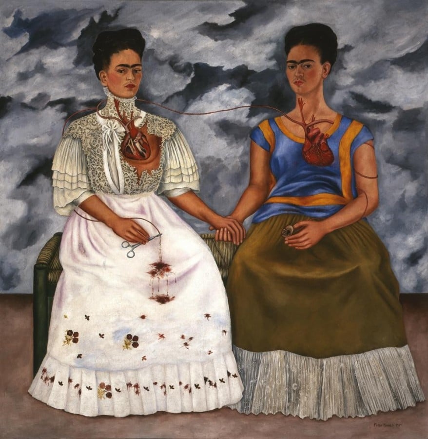 Frida Kahlo, The Two Fridas (1939). Courtesy of the Museo de Arte Moderno in Mexico City.