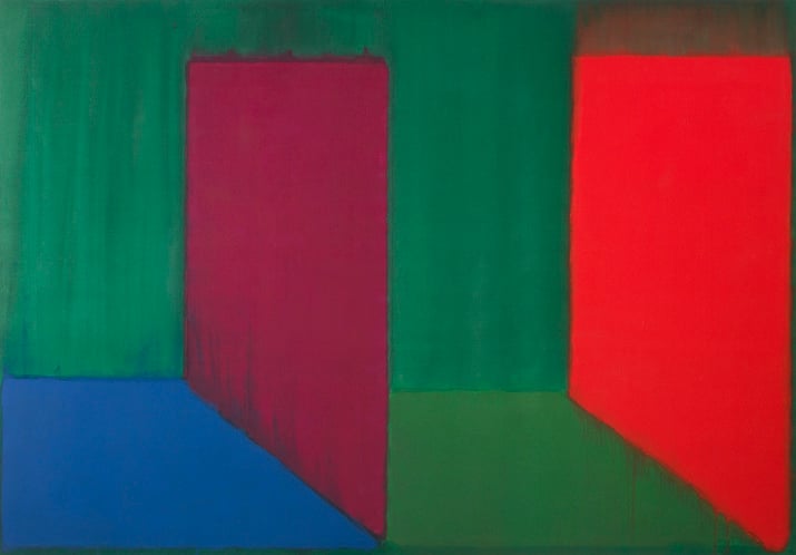 John Hoyland, <em>7.11.66</em> (1966). Courtesy of Pace Gallery.