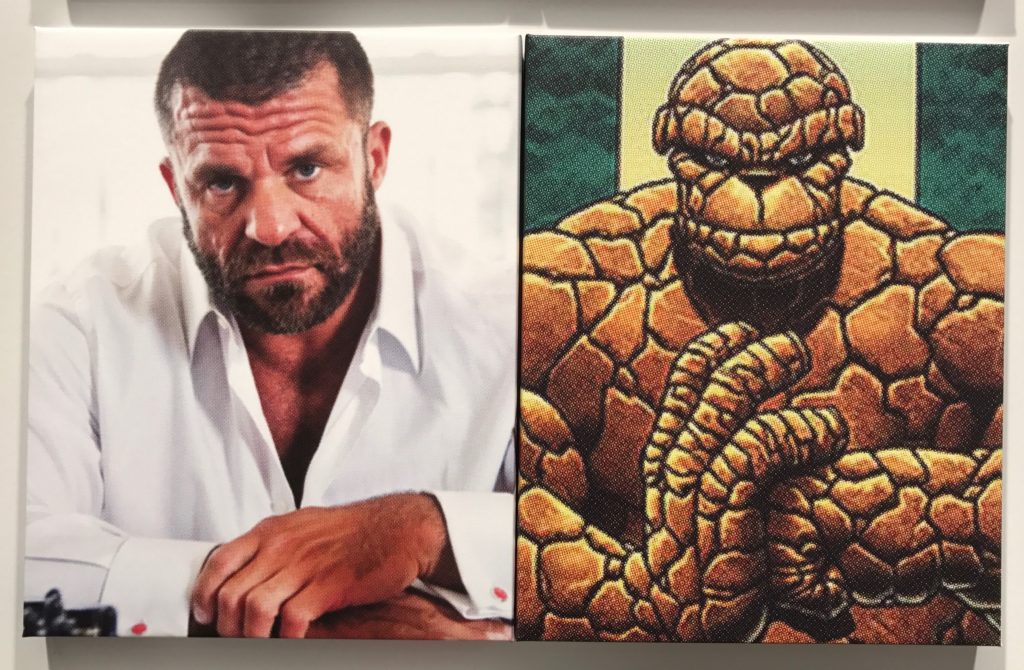 Artist Bjarne Melgaard and the Thing from the Fantastic Four