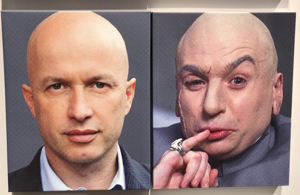 The Fondation Beyeler's Thomas Keller and Mike Myers as Dr. Evil