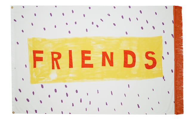 Alex Da Corte, <em>Friends (For Ree)</em> 2017, part of the "Pledges of Allegiance" project commissioned by Creative Time. Courtesy of Creative Time. 