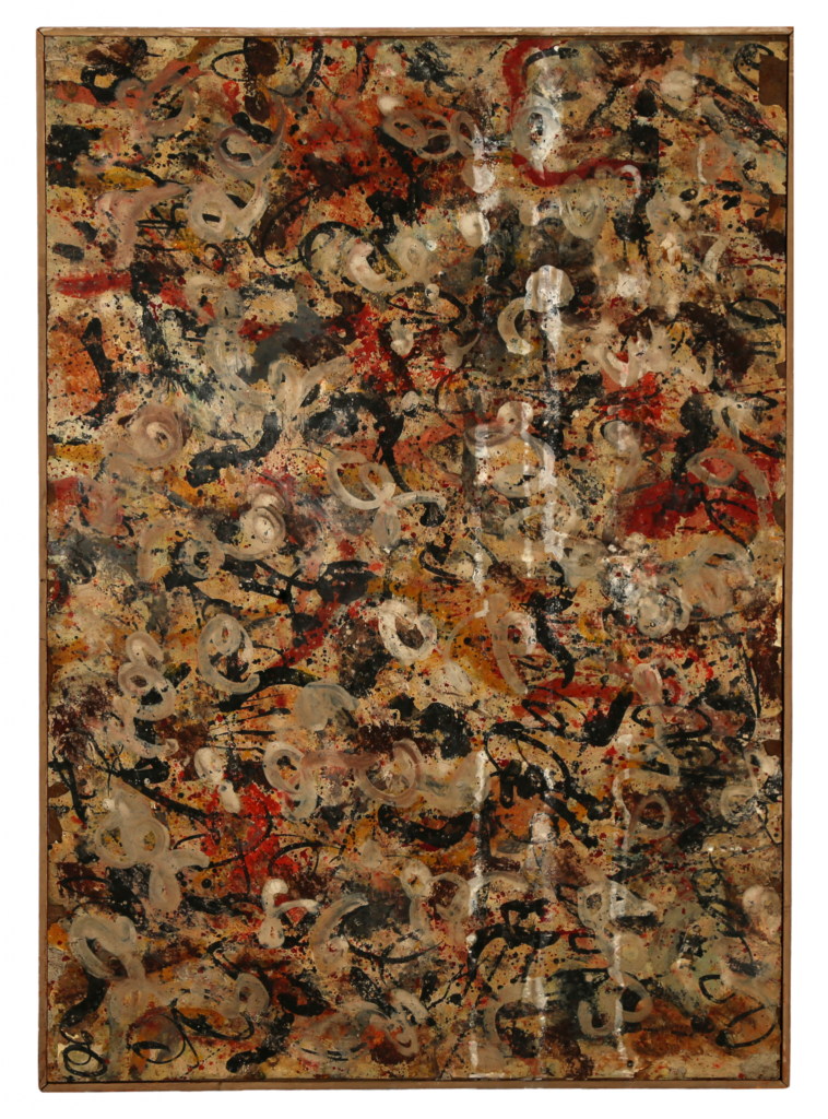 A potential new Jackson Pollock. Courtesy of J. Levine Auction & Appraisal.