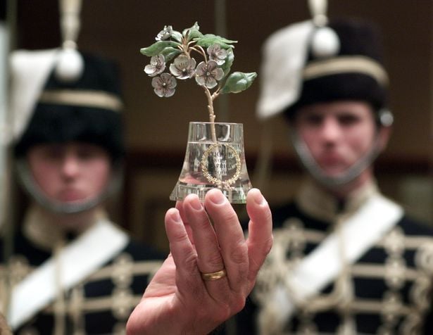 This Fabergé ornament was appraised at £1 million ($1.27 million) by the Antiques Roadshow. Courtesy of the Birmingham Post and Mail.
