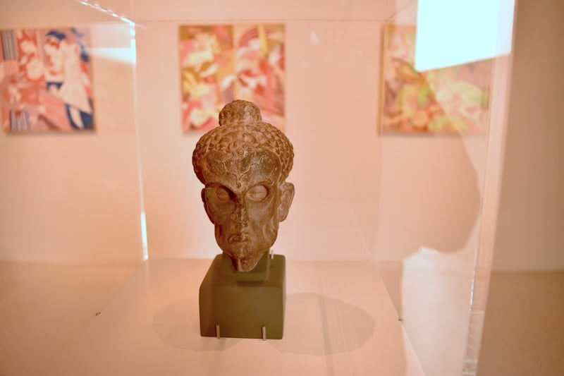 Head of a fasting Buddha (2nd-3rd century CE). Image: Ben Davis.