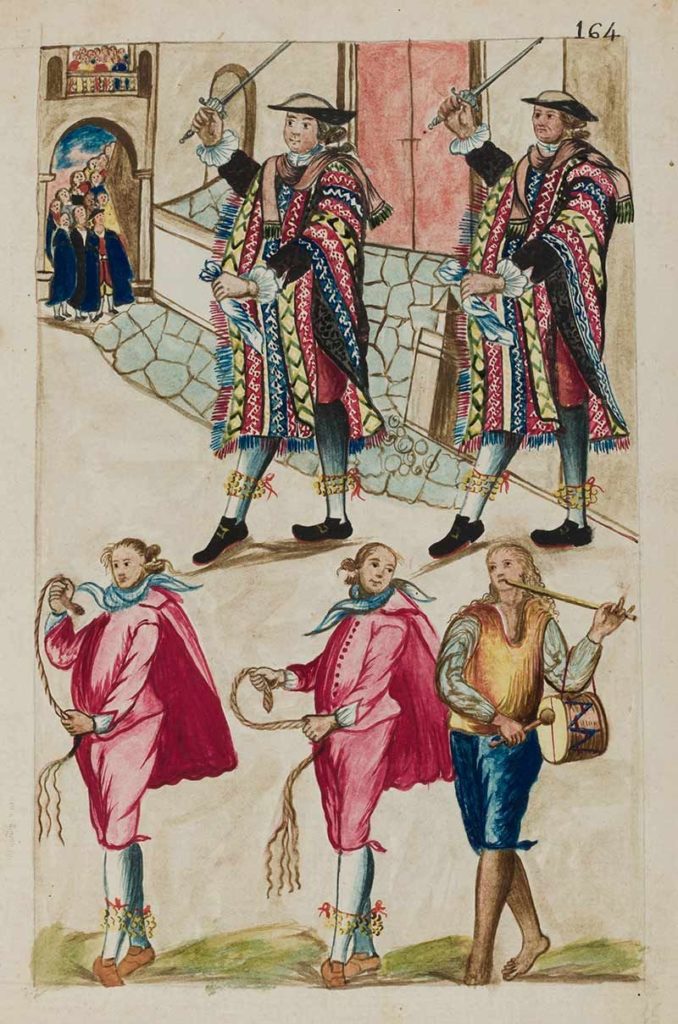 A watercolor from the Codex Trujillo, or Codex Martinez Compañon. Courtesy of Alcalá Subastas.