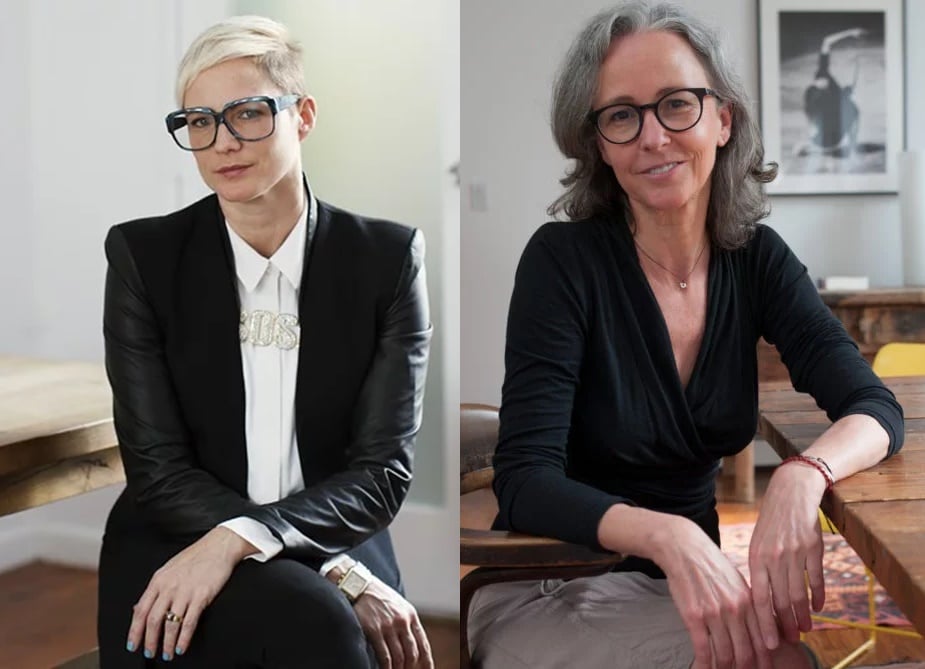 Left, Helen Toomer, Courtesy of PULSE Contemporary Art Fair/photographer: Emily Johnston; Right, Katelijne De Backer. Courtesy of MG Vander Elst.