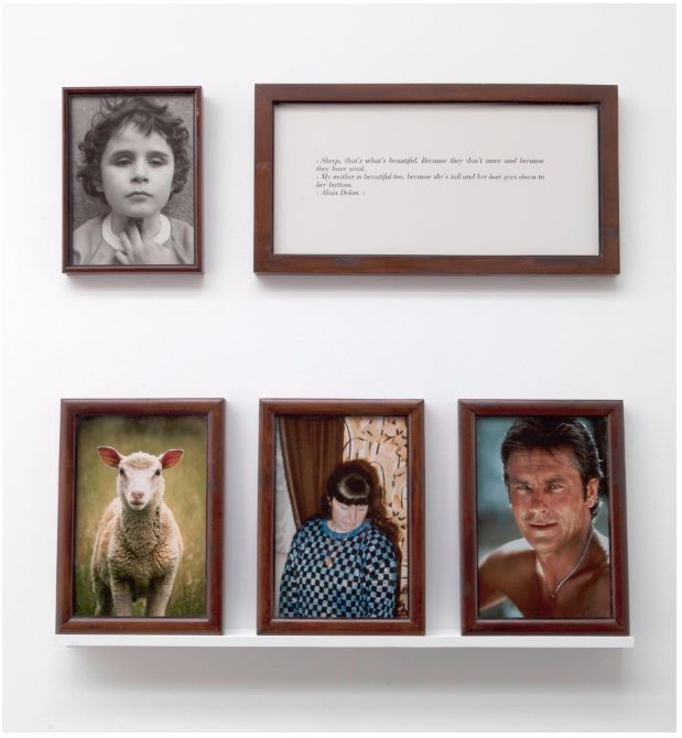 Sophie Calle,<i>The Blind. Sheep, Delon, my mother</i> (1986). Courtesy Perrotin.