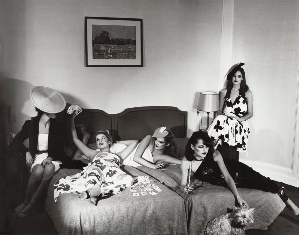 Guy Bourdin, Paris Vogue 1979, Chloé spring-summer 1979 collection ©The Guy Bourdin Estate, 2017 / Courtesy A + C