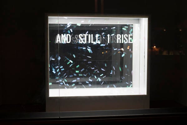 Bunny Burson, <em>And Still I Rise</em> (2017) installation view at Bruno David Gallery, Clayton, Missouri. Courtesy of Bruno David Gallery, Clayton, Missouri.